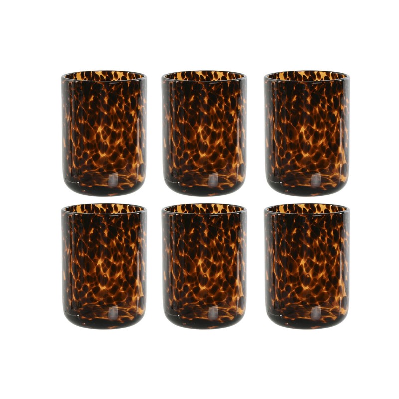 Set de Verres Home ESPRIT Verre Vintage 320 ml (6 Unités)