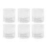 Set of glasses Home ESPRIT Transparent Crystal With relief (6 Units)