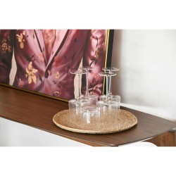 Set de Verres Home ESPRIT Transparent Verre Avec relief (6 Unités)