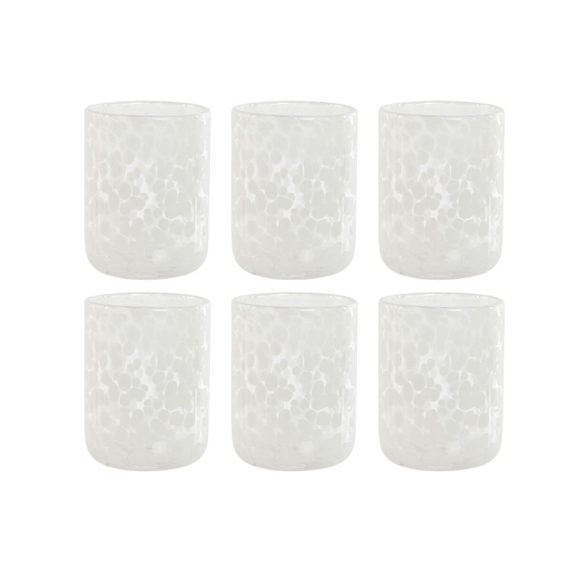 Set de Verres Home ESPRIT Verre Vintage 320 ml (6 Unités)