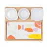 Serving set Quid Kaleido Multicolour Wood 23 x 19,5 x 3,5 cm 5 Pieces