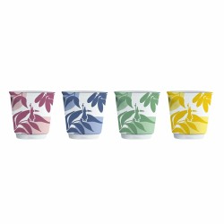 Juego de Tazas de Café Bialetti Primavera Colores surtidos Porcelana 90 ml 4 Piezas