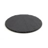 Slate Effect Ceramic Tray Quid Select Circular Black (12 Units)