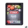 Plat de Four Pyrex Magic Rectangulaire Métal 35 x 26 cm 6 Unités