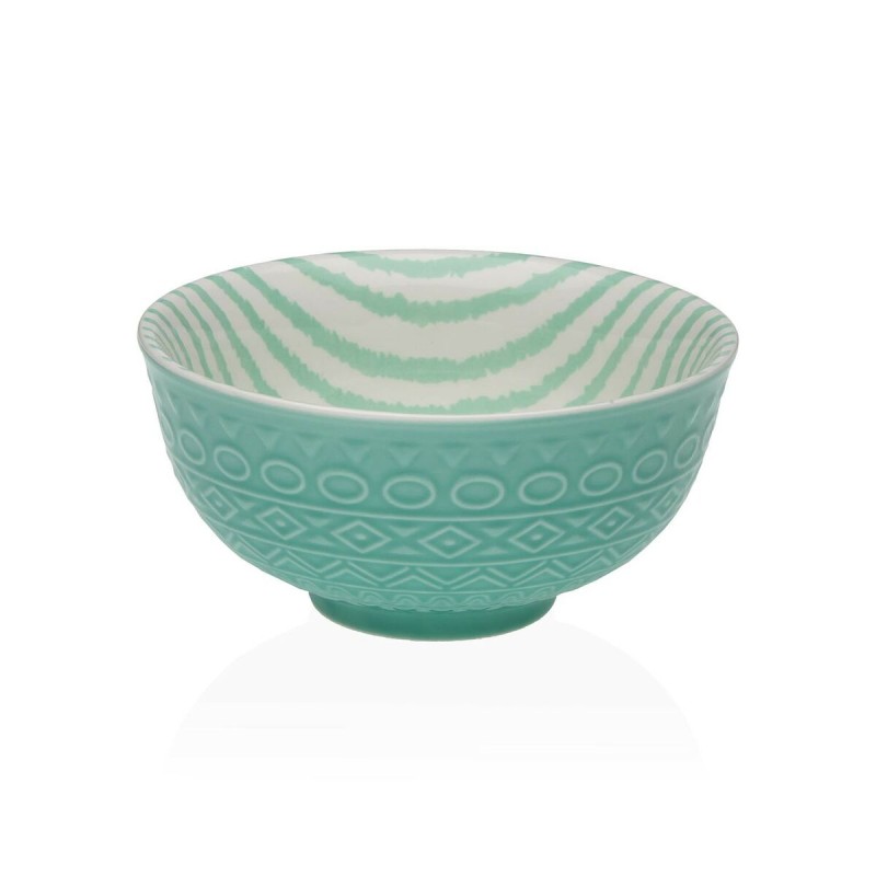 Bol para Aperitivos Versa Turquesa Cerámica Porcelana 12,3 x 5,8 x 12,3 cm