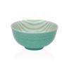 Snack Bowl Versa Turquoise Ceramic Porcelain 12,3 x 5,8 x 12,3 cm