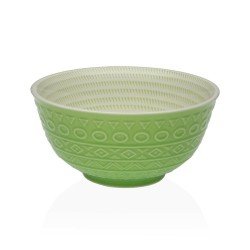 Bol pour Apéritifs Versa Vert Céramique Porcelaine 16 x 7,7 x 16 cm