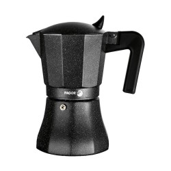 Cafetera Italiana Fagor Tiramisu Negro Aluminio 9 Tazas