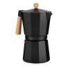 Cafetera Italiana A611BQ-12 T Marrón Negro Madera Aluminio 650 ml (12 Unidades)