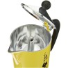 Cafetière Italienne Bialetti Rainbow Jaune Métal 6 Tasses