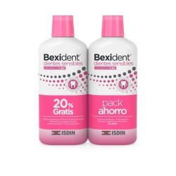 Bain de Bouche Isdin Bexident Dentes sensibles 500 ml (2 Unités)