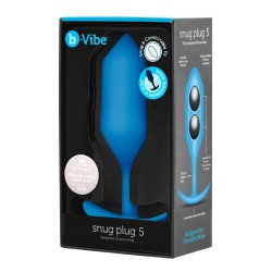 Plug Vibrant Anal B-Vibe 5 Bleu