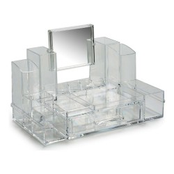 Organisateur de maquillage 6221 Transparent 15,5 x 19,5 x 30 cm