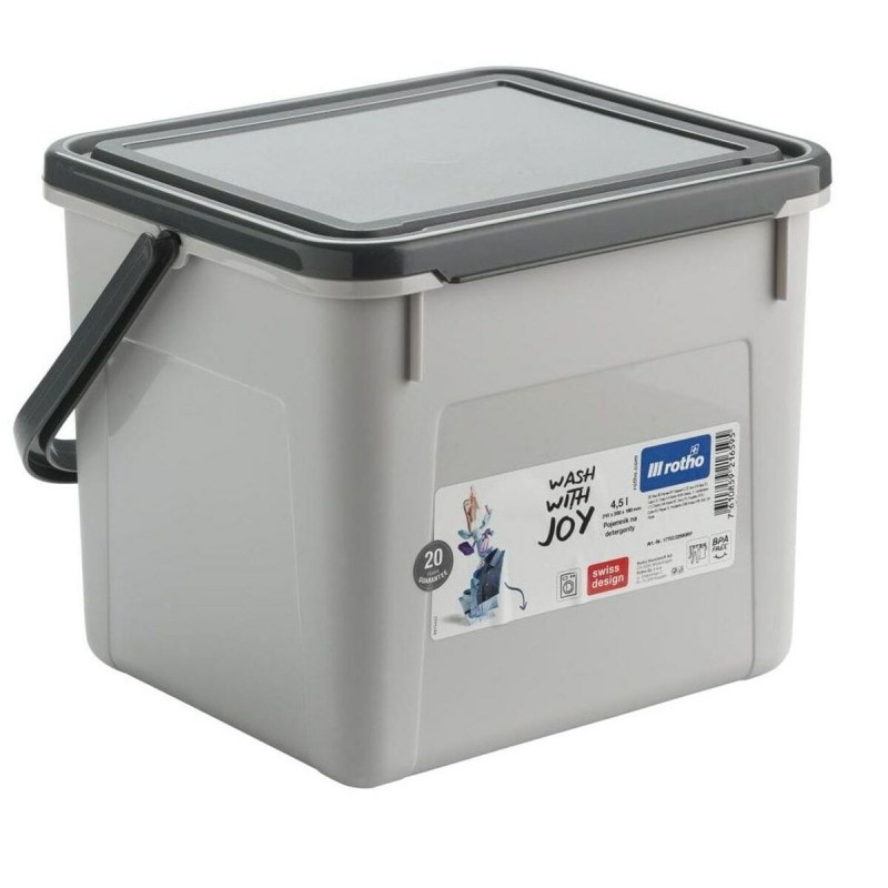 Bol de stockage Rotho Basic Gris 4,5 L Rectangulaire