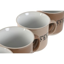 Ensemble de 4 mugs Home ESPRIT Multicouleur