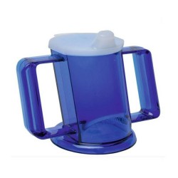 Tasse Thermos avec Couvercle SUNDO Bleu (1 Unité)