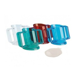 Tasse Thermos avec Couvercle SUNDO 21250 Transparent