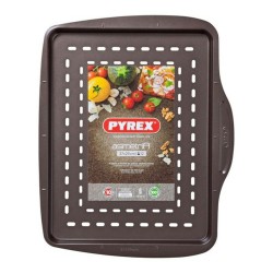 Plateau pour Four Pizza Pyrex Asimetria acier galvanisé (37 cm)