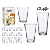 Set of glasses S18091/BHA Transparent Glass 6 x (51 cl) / 6 x (34 cl) / 6 x (23 cl)