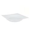 Plato Hondo Zen Porcelana Blanco (20 x 20 x 3,5 cm)