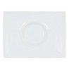 Plato Llano Gourmet Porcelana Blanco (29,5 x 22 x 3 cm)