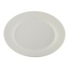 Assiette plate Versa Rond Blanc Porcelaine (27 x 27 cm)