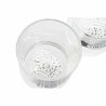 Set de Verres DKD Home Decor Transparent Gris foncé Verre Pierre Loft 320 ml (6 Unités)