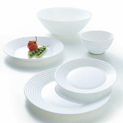 Plato de Postre Luminarc Harena Blanco Vidrio (Ø 19 cm)