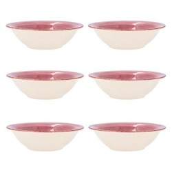 Bol Quid Vita Rose Céramique 6 Unités (18 cm)