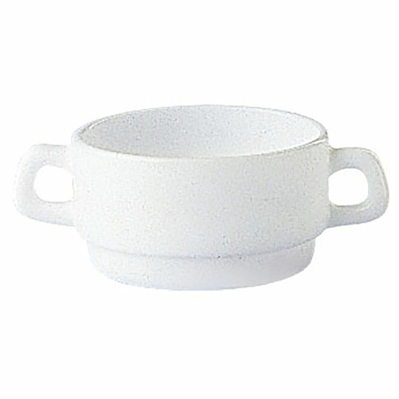 Bowl Arcoroc Restaurant Soup White Glass 310 ml (6 Pieces)