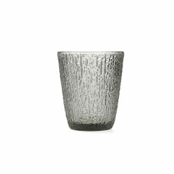 Set de Vasos Bidasoa Ikonic Gris Vidrio 250 ml 6 Piezas