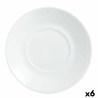 Plato Luminarc Apilable Blanco Vidrio Ø 14 cm (6 Unidades) (Pack 6x)