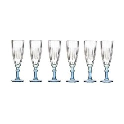 Coupe de champagne Exotic Verre Bleu 170 ml