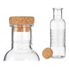 Bottle Hoop Transparent 1,07 L Natural Cork Glass