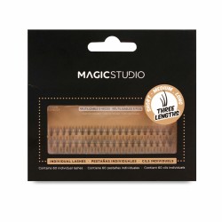 Lot de faux cils Magic Studio Mink Individuel 60 Unités (60 Unités)