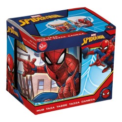 Tasse mug Spider-Man Great power Bleu Rouge Céramique 350 ml