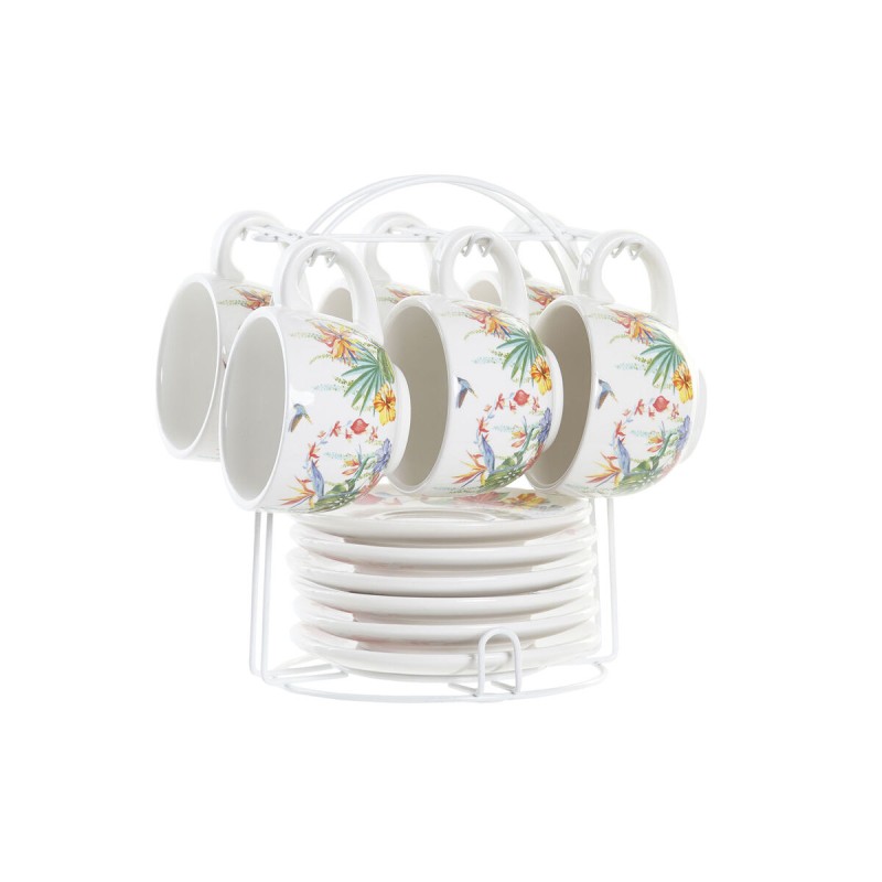 Taza DKD Home Decor Multicolor Dolomita 180 ml