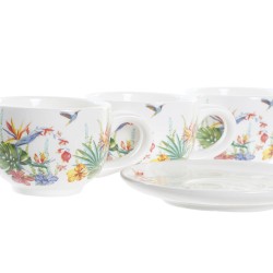 Taza DKD Home Decor Multicolor Dolomita 180 ml