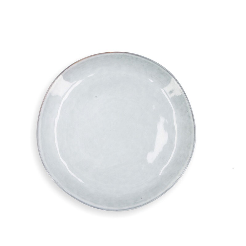 Assiette plate Quid Boreal Bleu Céramique 27 cm (4 Unités)