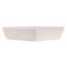 Snack tray DKD Home Decor 21,5 x 21,5 x 1 cm Beige White Stoneware Traditional