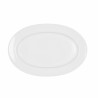 Plat à Gratin Bidasoa Glacial Céramique Blanc (32 x 22 cm) (Pack 3x)