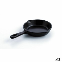 Casserole de service pour l'apéritif Quid A'bordo Noir Plastique (12 Unités) (Pack 12 x)