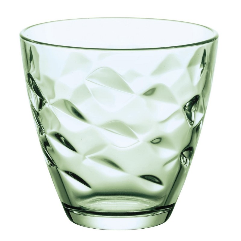 Set de Vasos Bormioli Rocco Flora Verde Vidrio 260 ml