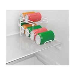 organisateur pour frigo Metaltex Blanc Aluminium 14 x 33 x 15 cm (6 Pièces)