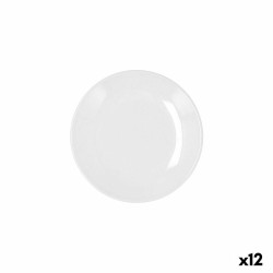 Assiette Bidasoa Glacial Coupe Céramique Blanc (16,5 cm) (Pack 12x)