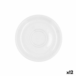 Assiette plate Bidasoa Glacial Café 100-180 ml Blanc Céramique (12 Unités) (Pack 12x)