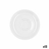 Assiette plate Bidasoa Glacial Café 100-180 ml Blanc Céramique (12 Unités) (Pack 12x)