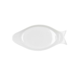 Serving Platter Quid Gastro Ceramic White (32.5 x 15,5 x 2,5 cm) (Pack 6x)