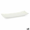 Bandeja de Aperitivos Quid Select Blanco Cerámica 20,5 x 7,5 cm (6 Unidades) (Pack 6x)