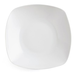 Deep Plate Quid Novo Vinci Ceramic White (20,5 cm) (Pack 6x)